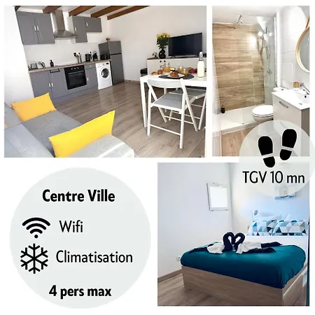 Cocon Urbain- 30m Des Allees Paul Riquet Apartment Beziers